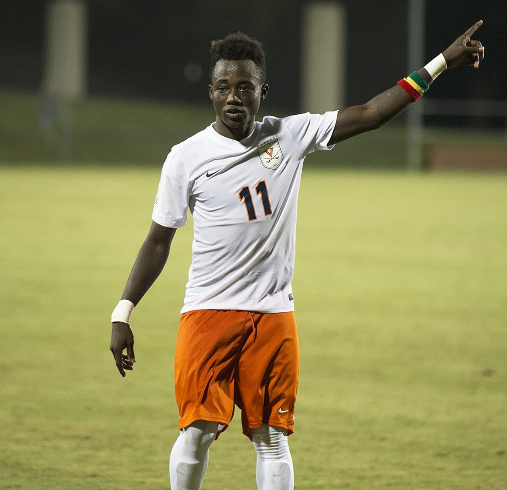 Sophomore forward Edward Opoku looks to get on the board when the Cavaliers host Xavier on Friday night.