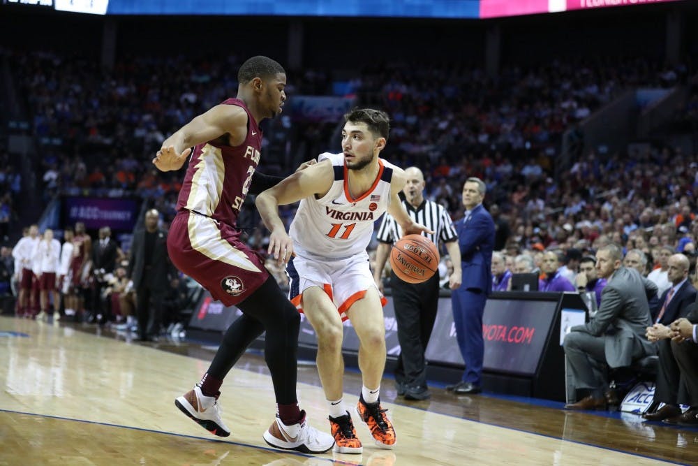 Junior guard Ty Jerome scored ten points, all in the second half, as Virginia fell to Florida State 69-59.