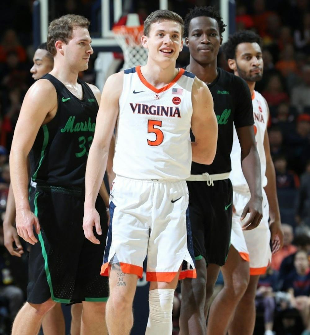 Junior guard Kyle Guy has scored 20 or more points in the Cavaliers' last 3 games.