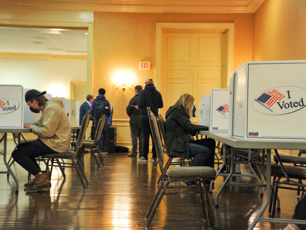 Students living on Grounds voted at a variety of locations including Slaughter Recreation Center, Alumni Hall, Johnson Elementary School and Buford Middle School.