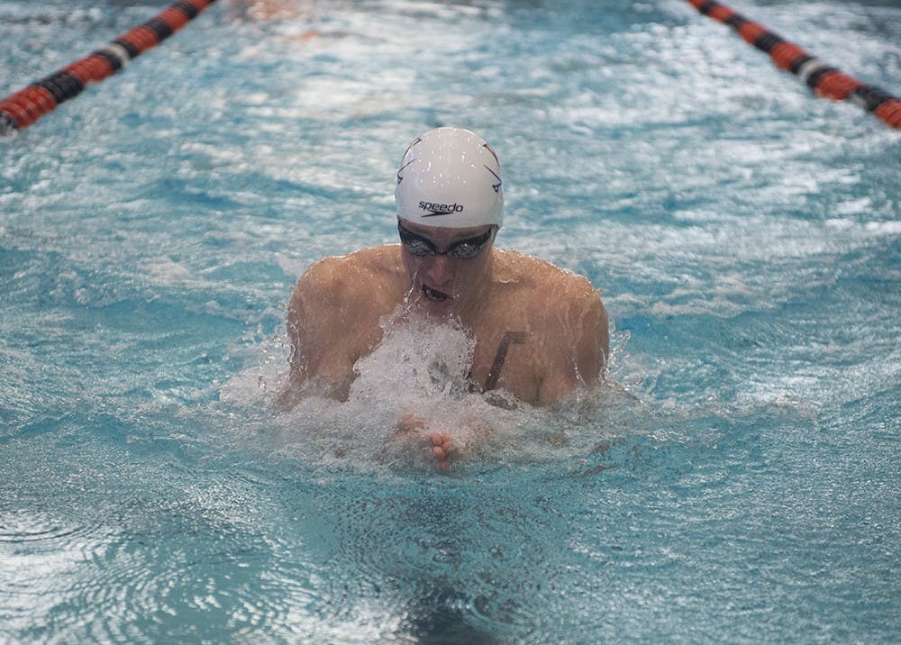 <p>Senior Yannick Kaeser placed&nbsp;fourth in the 100-yard breaststroke and second in the 200-yard breaststroke as Virginia swimming and diving placed sixth at the ACC Championships.</p>