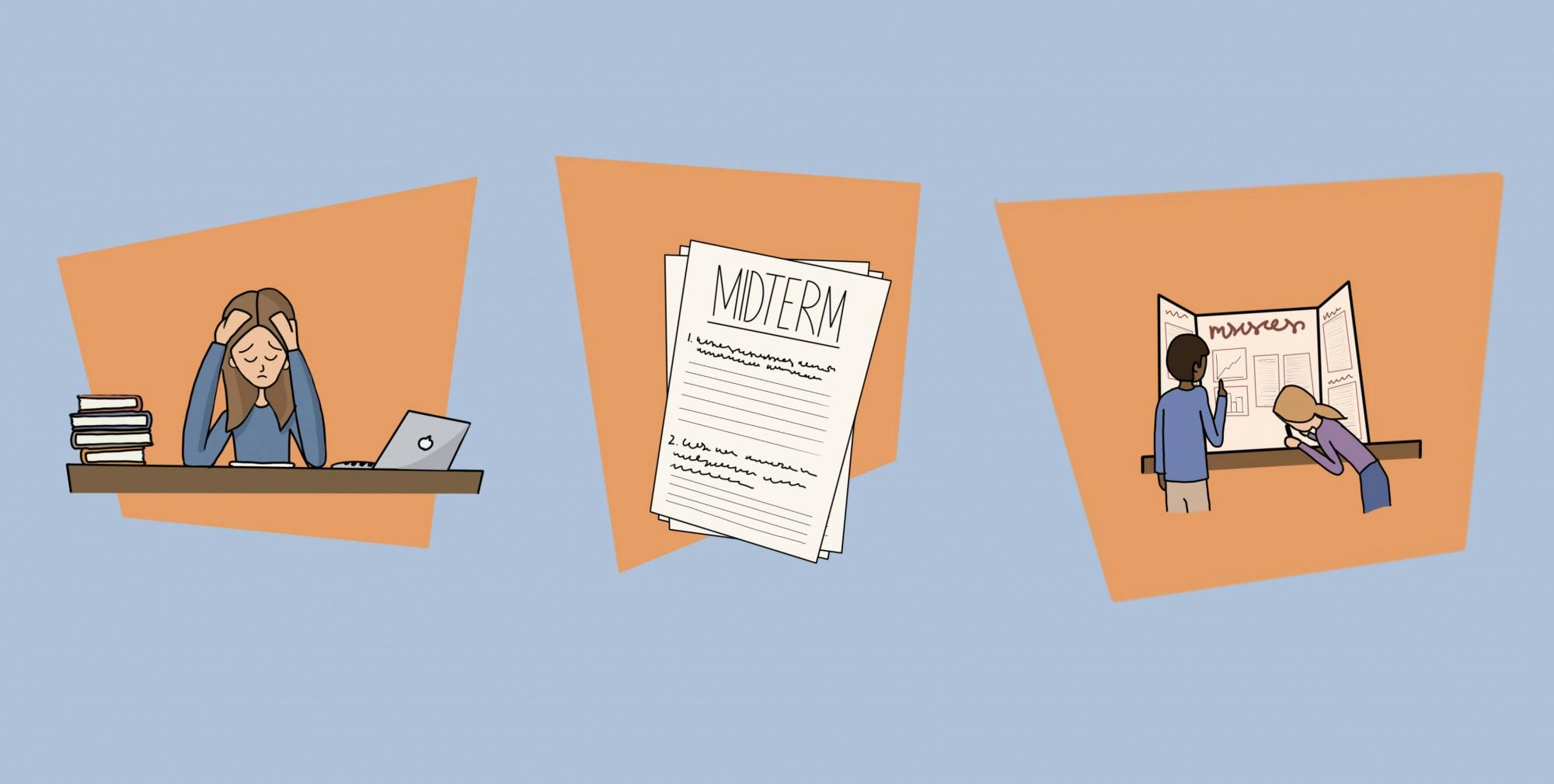 It’s never fun to look at your syllabi and realize that you have multiple exams and papers due on the same day, but this situation inevitably happens. &nbsp;