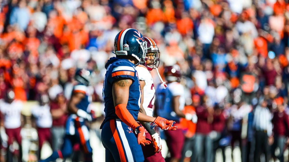 In last year's rivalry game, Virginia Tech downed Virginia 33-15 in Blacksburg.