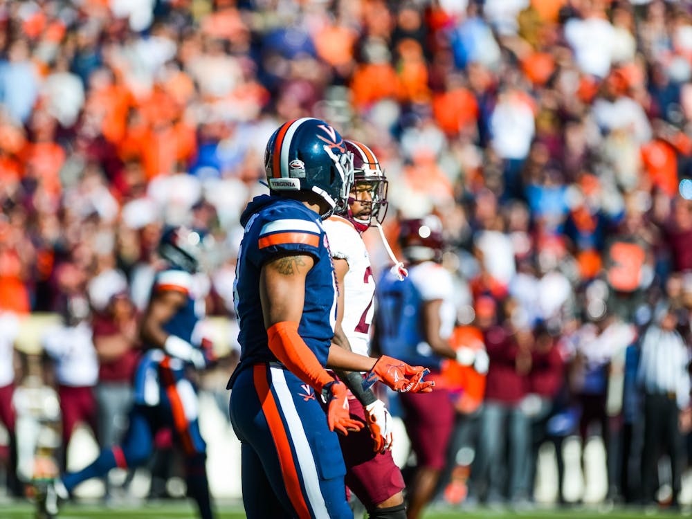 In last year's rivalry game, Virginia Tech downed Virginia 33-15 in Blacksburg.