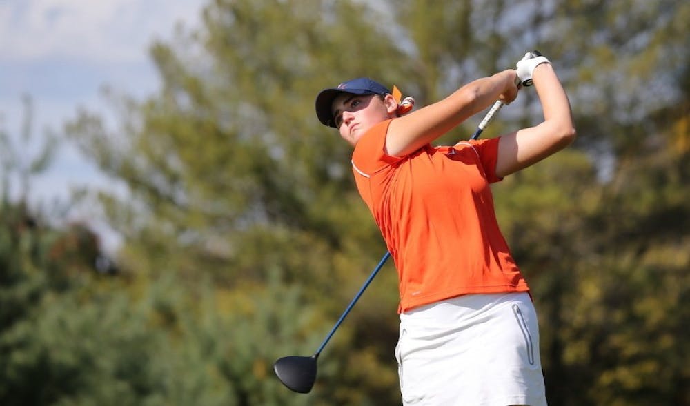 <p>Sophomore Anna Redding&nbsp;posted Virginia's top score over the weekend&nbsp;at the Mason Rudolph Championship. The Concord, North Carolina native shot a 3-over, 219, helping her Cavalier team record a top-ten finish.&nbsp;</p>