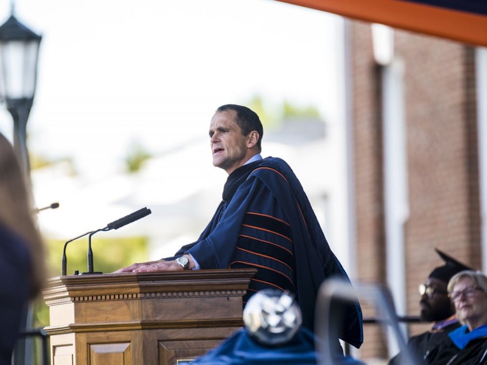 During his inaugural address Friday afternoon, University President Jim Ryan announced that low- and middle-income students will be able to attend U.Va. tuition-free.