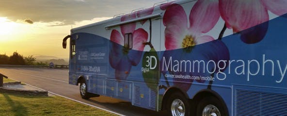 Innovative technologies like a 3D mammography bus and intraoperative radiation therapy distinguish the University Cancer Center's Breast Cancer Program.