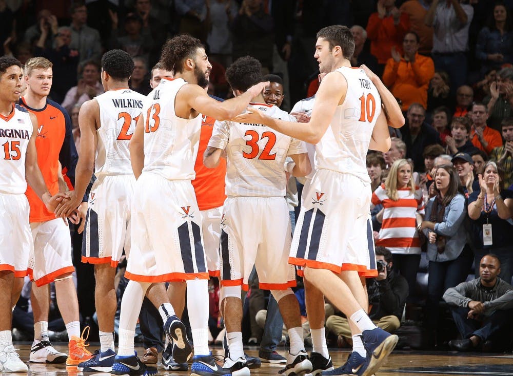 Anthony Gill was second on the team with&nbsp;21 points while Mike&nbsp;Tobey added 15 off the bench to lead Virginia to a conference opening victory Saturday against Notre Dame.