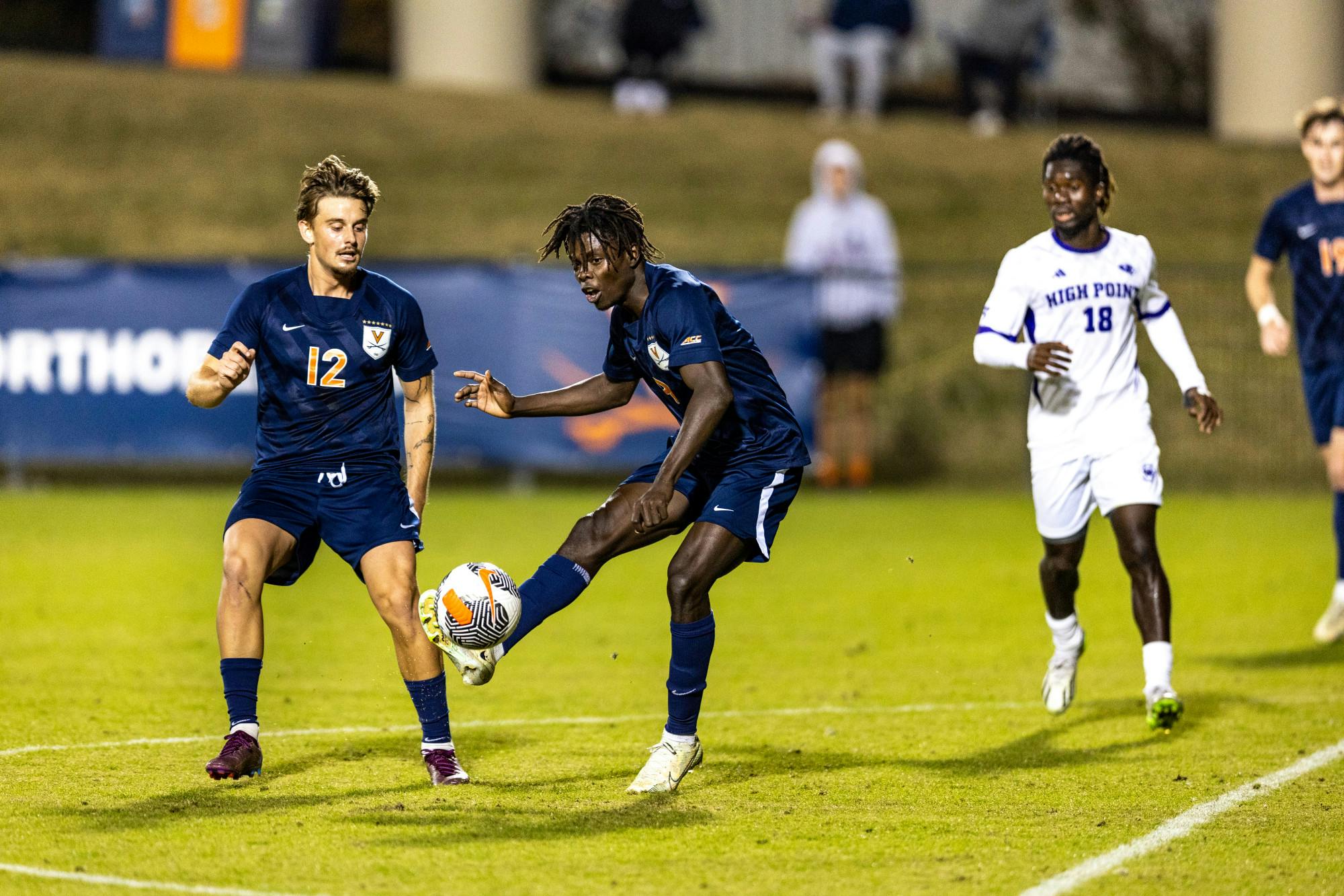 Virginia fans were relieved to see their team finding their footing as the game wore on, and just past the half-hour mark, the Cavaliers found their breakthrough.&nbsp;
