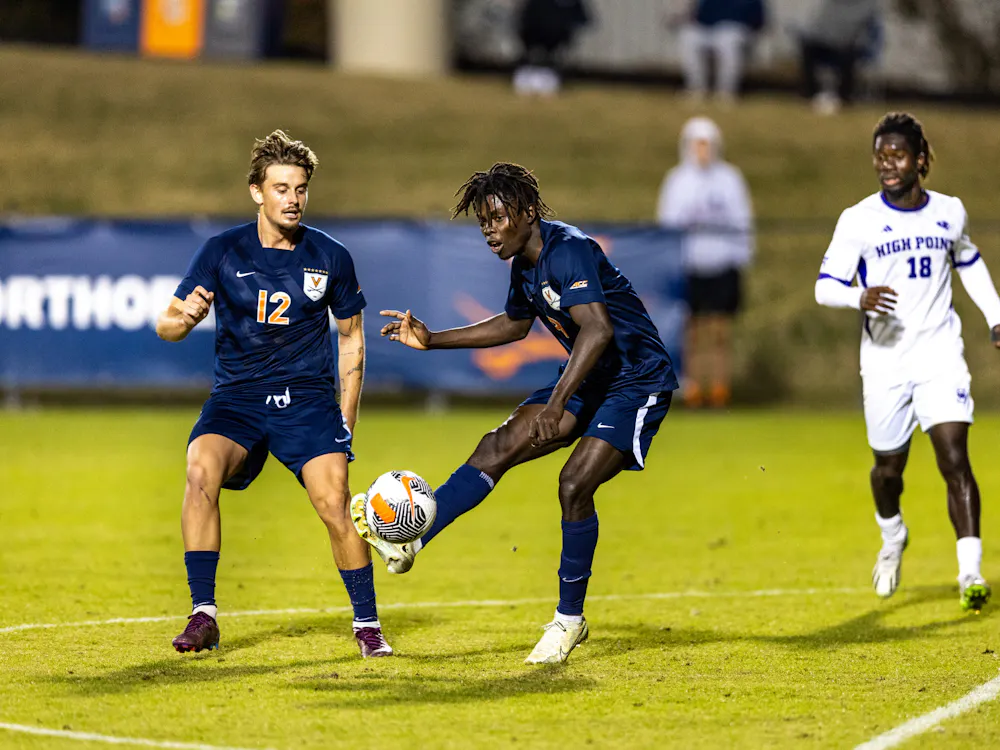 Virginia fans were relieved to see their team finding their footing as the game wore on, and just past the half-hour mark, the Cavaliers found their breakthrough. 