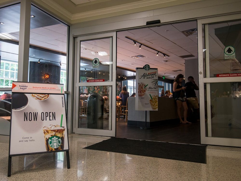 The new Starbucks location opened on Aug. 22.