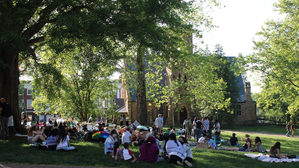 Protesters have largely abided by the University’s policy prohibiting the use of electronically amplified sound, which includes electric megaphones.