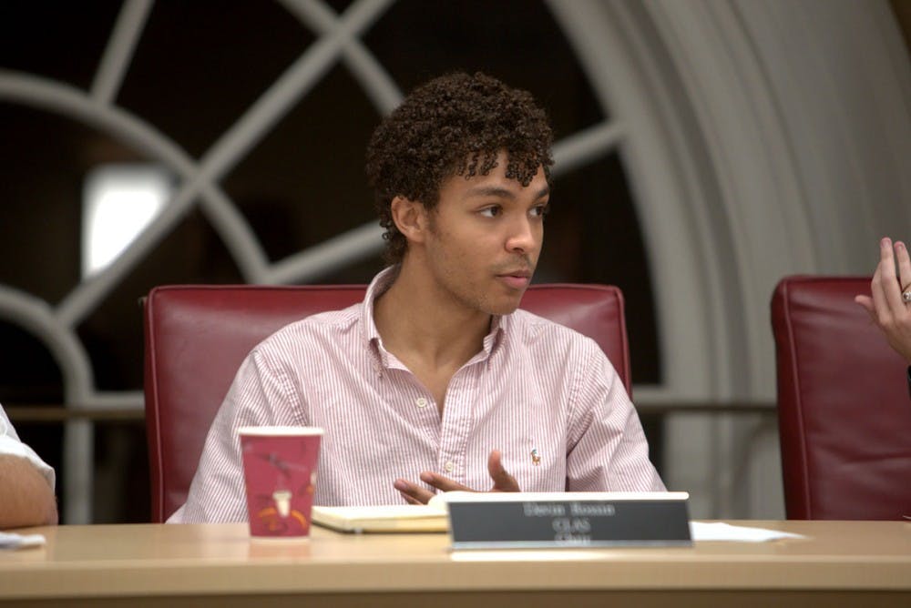 Fourth-year College student Devin Rossin served as the 2017-18 Honor Committee chair.&nbsp;