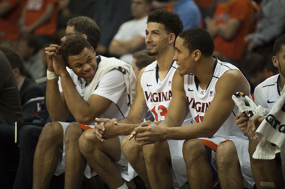 <p>Juniors Justin Anderson, Anthony Gill and Malcolm Brogdon helped Virginia to 30 wins in 2014-15. The Cavaliers captured their second consecutive outright ACC regular season title. </p>