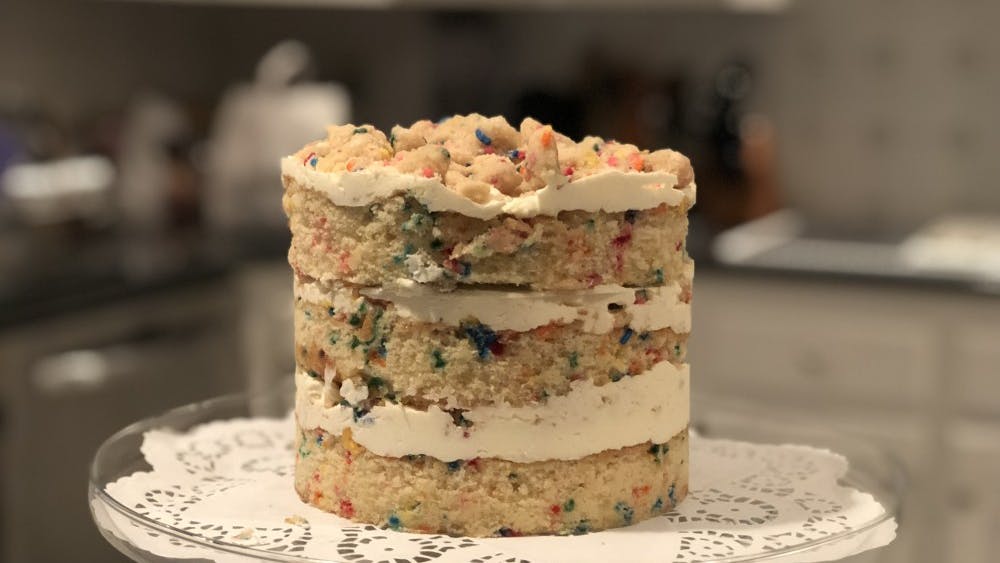 You can recreate the Momofuku Milk Bar Birthday Cake easier by making each component ahead of time.