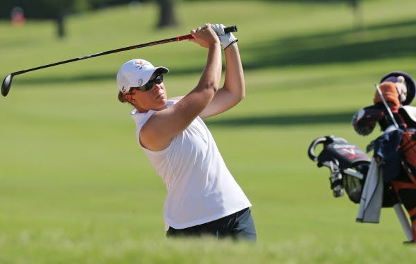 Senior Lauren Coughlin broke the Virginia 54-hole scoring record at last month's Mason Rudolph Championship. 