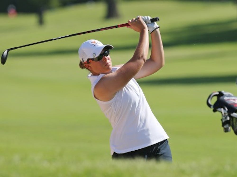 Senior Lauren Coughlin broke the Virginia 54-hole scoring record at last month's Mason Rudolph Championship.