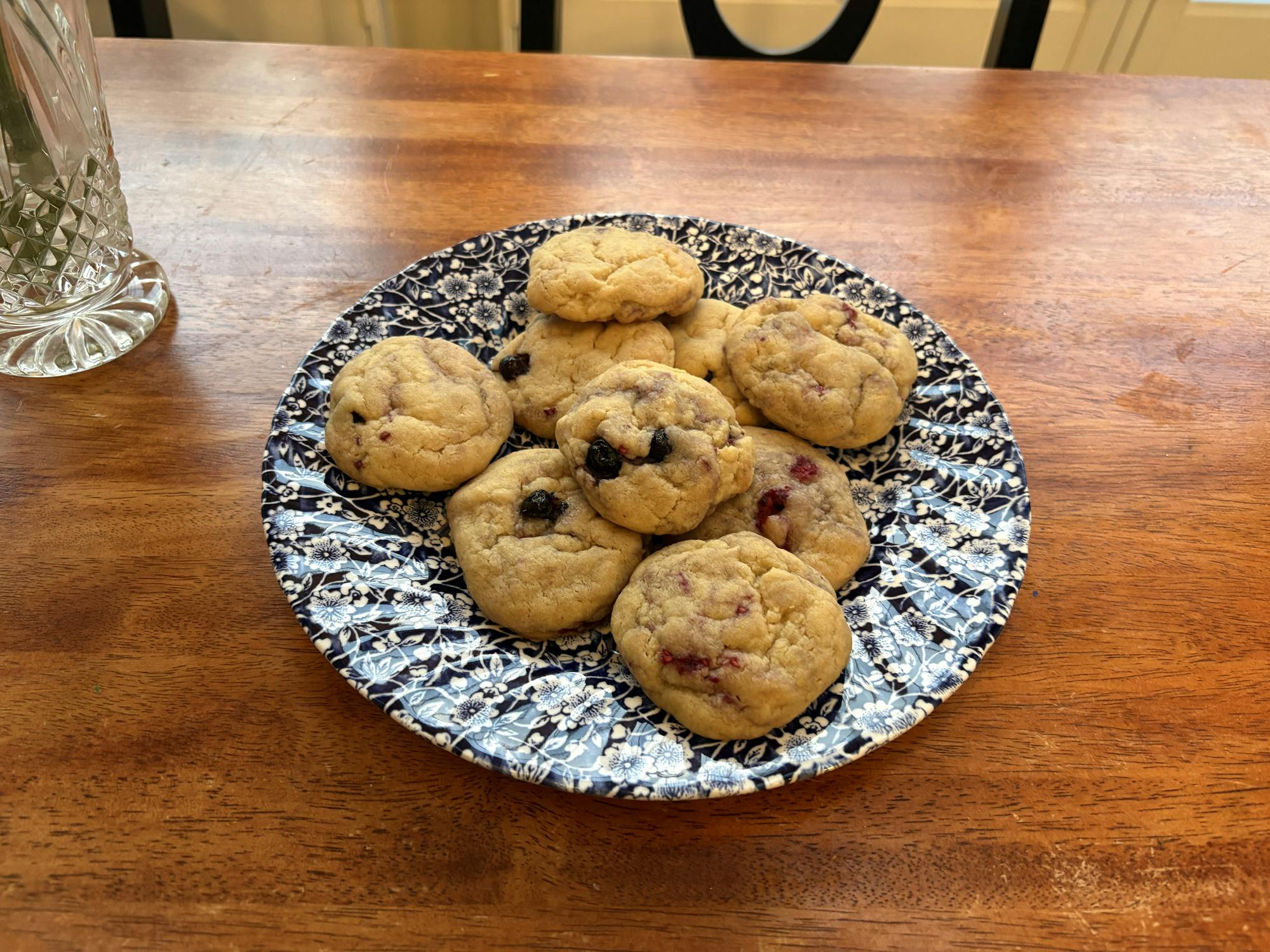 These blueberry and raspberry lemon cookies are my go-to treat to bring to any barbecue, pool party or movie night.