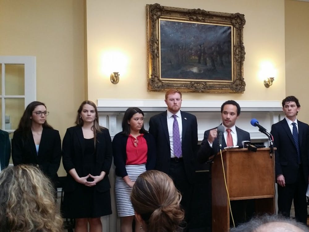 Student leaders addressed the press this morning at a press conference to discuss advocacy efforts and unite student voice.