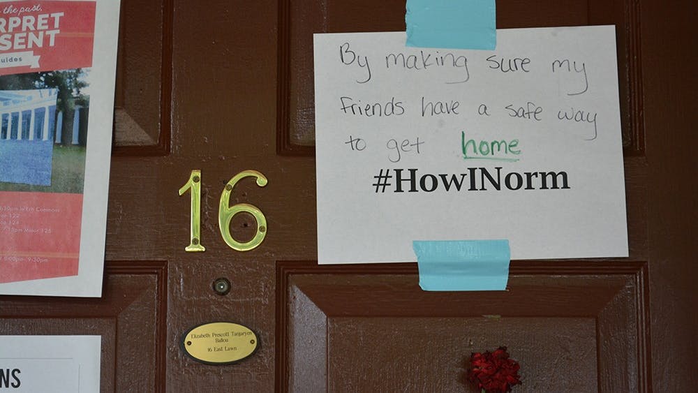 The Dorm Norm campaign encourages students to develop new habits to stay safe in their living environments. 
