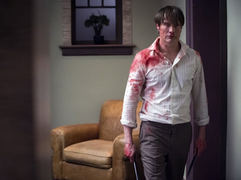 HANNIBAL -- "Mizumono" Episode 213 -- Pictured: Mads Mikkelsen as Hannibal Lecter -- (Photo by: Brooke Palmer/NBC)