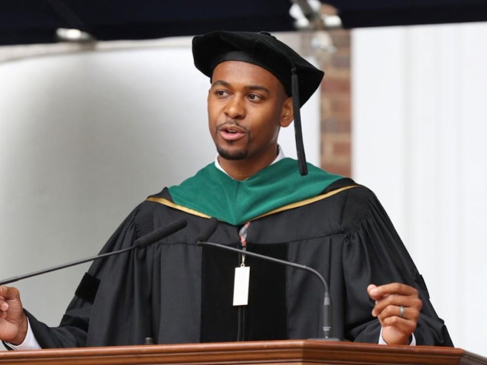 Dr. Webb gave the keynote address to graduates of the College during Final Exercises in 2019.

