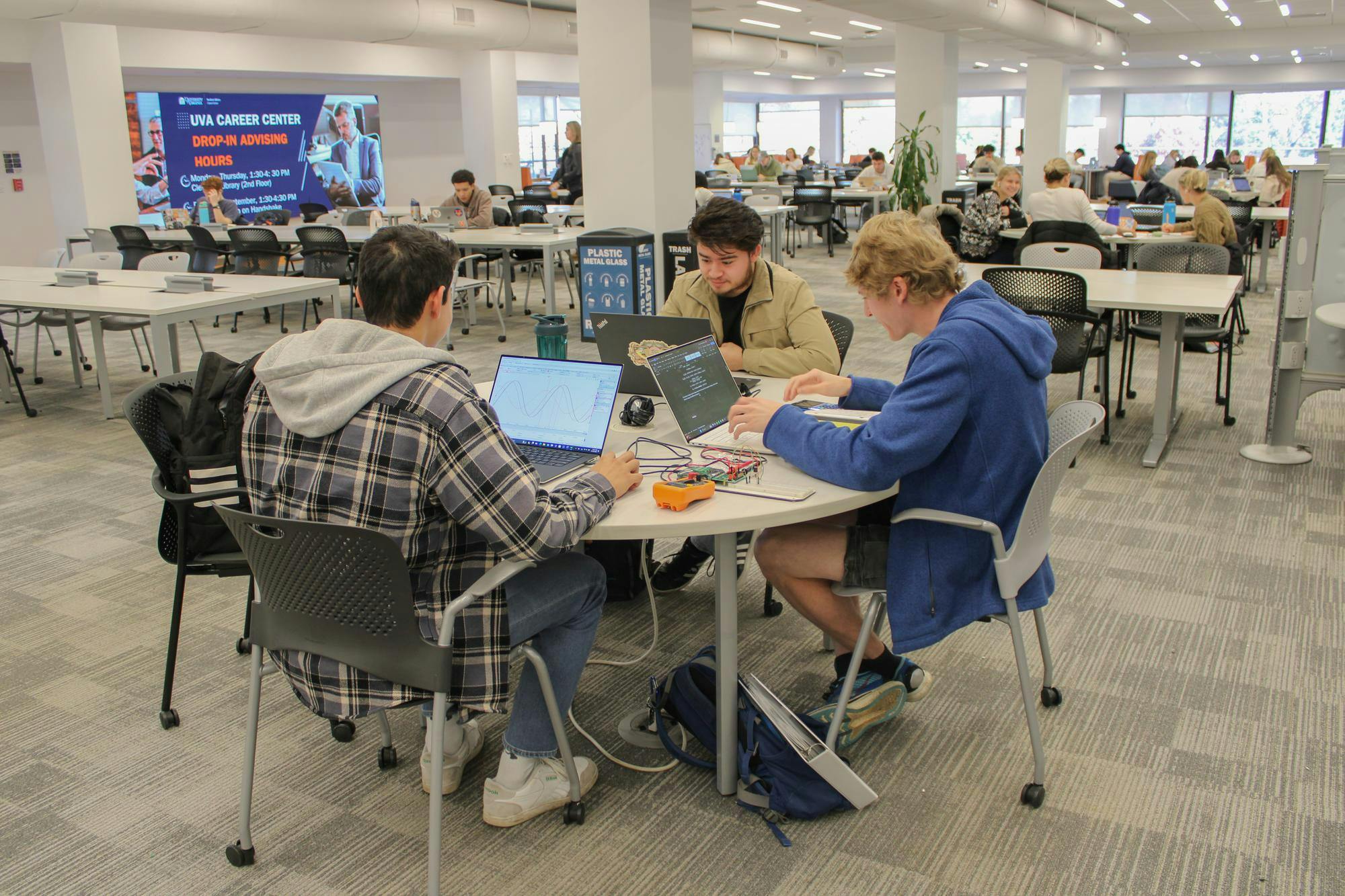 Today, there are a variety of courses offered within the College and other schools that are taught virtually, either online synchronous or asynchronous classes.