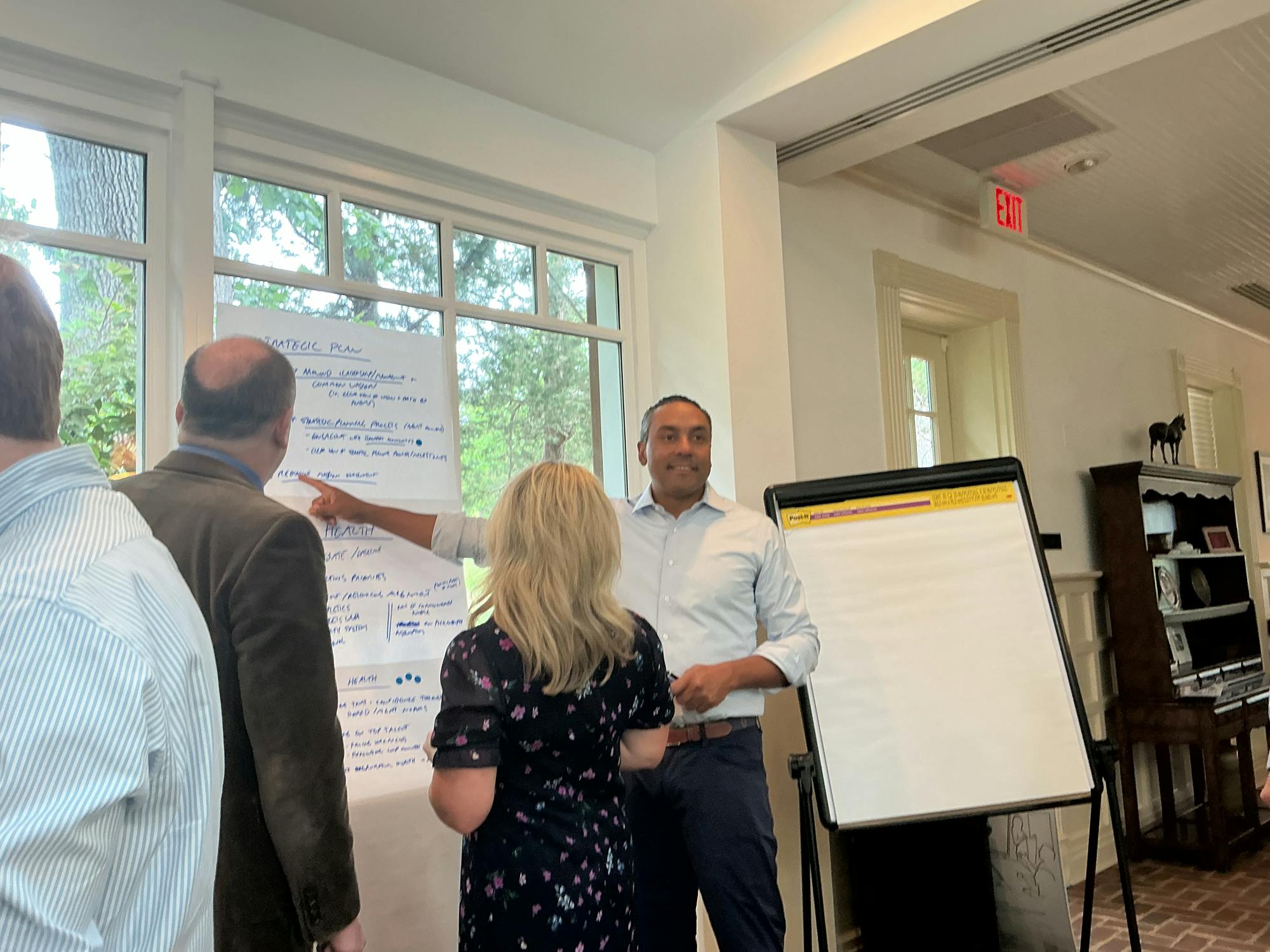 Board members during the Accountability and Aligned Governance meeting June 6.