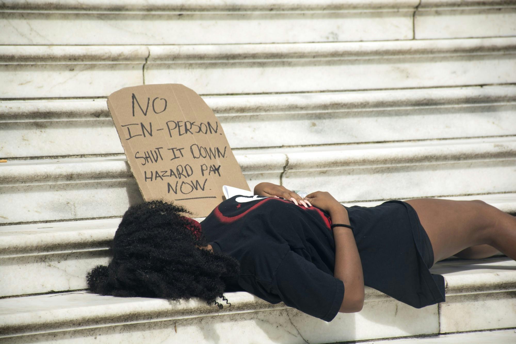 YDSA at U.Va. received multiple emails from deans with reminders about restrictions before a die-in protest several weeks ago.