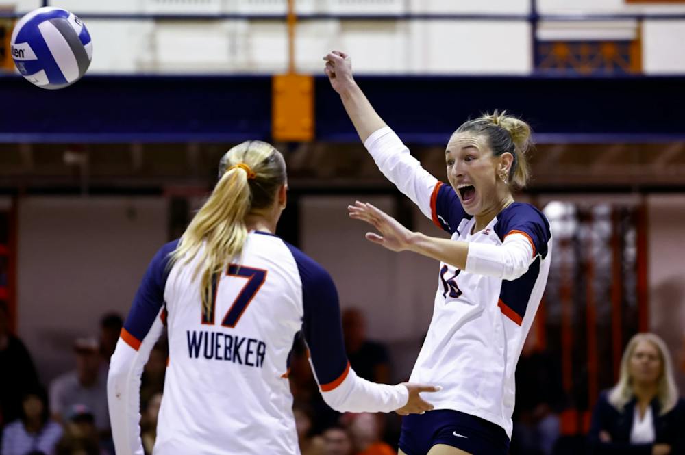 <p>After winning the first game at home, Virginia will look to sweep Virginia Tech Friday on the road.</p>