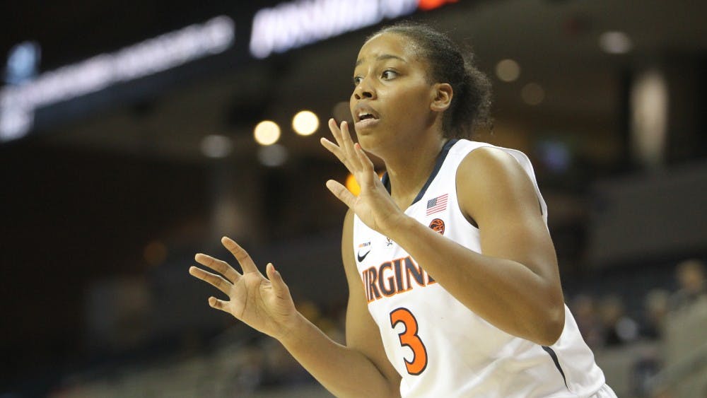 Virginia senior forward Lauren Moses led all scorers with 16 points.