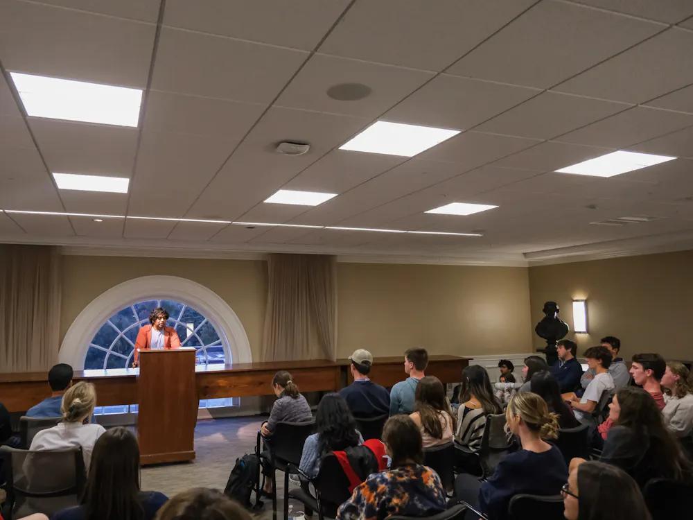 UJC is a student-run organization of more than 110 students from each of the University’s 13 schools authorized to adjudicate and investigate alleged University policy violations brought by members of the academic or civic community. 