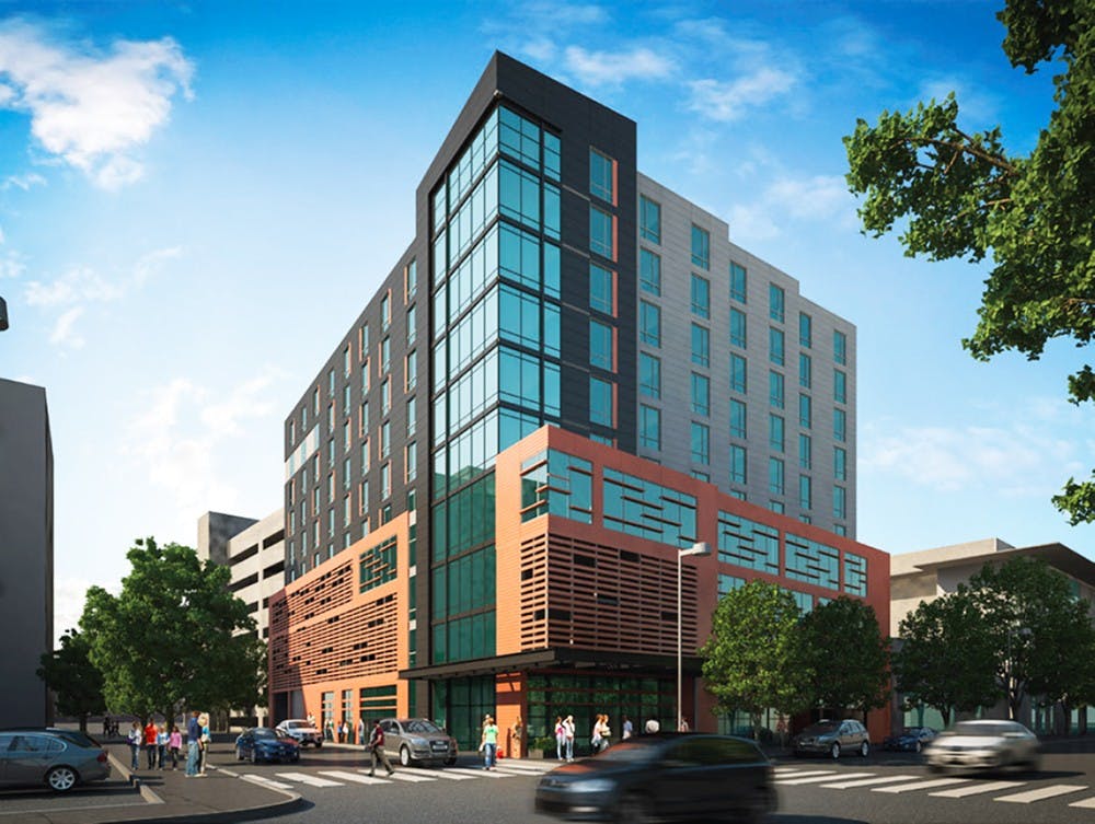 The hotel would be located on West Main Street, near the Corner and the University Hospital.&nbsp;