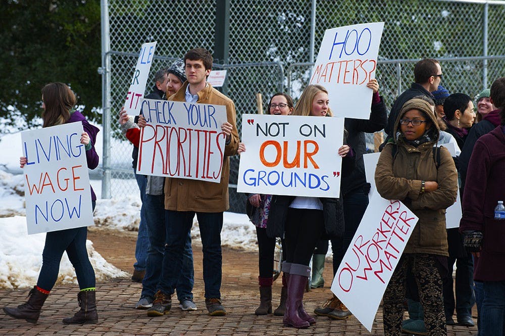 First-year College student Jenneca Graber-Grace said Charlottesville's 27.5 percent poverty rate needs to be addressed by the University, the largest employer in the area. 