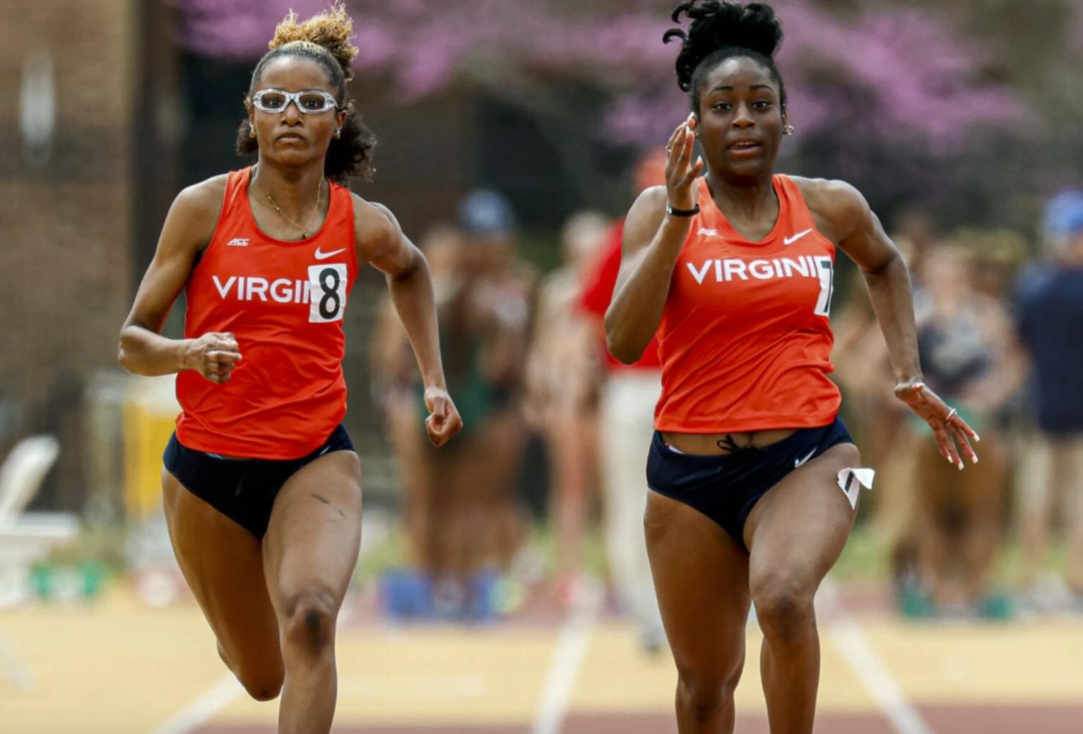 Virginia's Tatum David broke a stadium record.