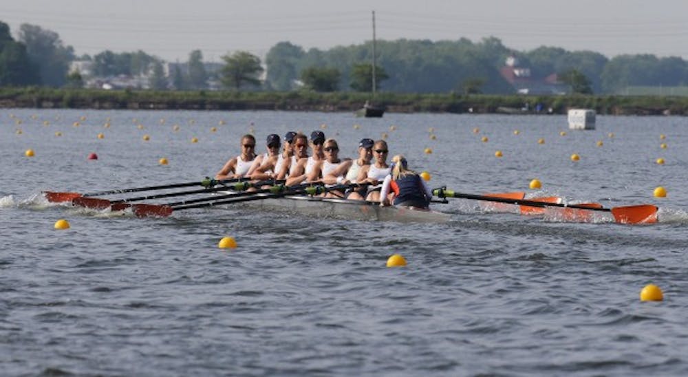 <p>The Varsity Eight was named ACC Crew of the Week following three decisive race wins at the Oak Ridge Cardinal Invitational.</p>
