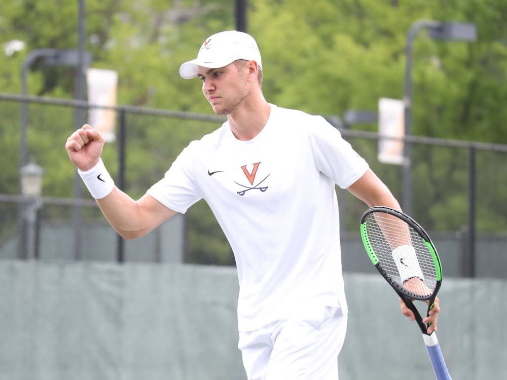 After an injury-riddled 2020 campaign, No. 29 graduate student Carl Soderlund got off to a hot start, winning his singles match in straight sets.&nbsp;