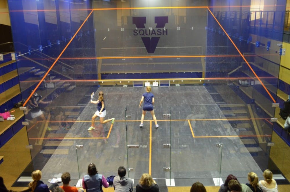 The Virginia squash teams compete at the McArthur Squash Center at the Boar’s Head Sports Club.