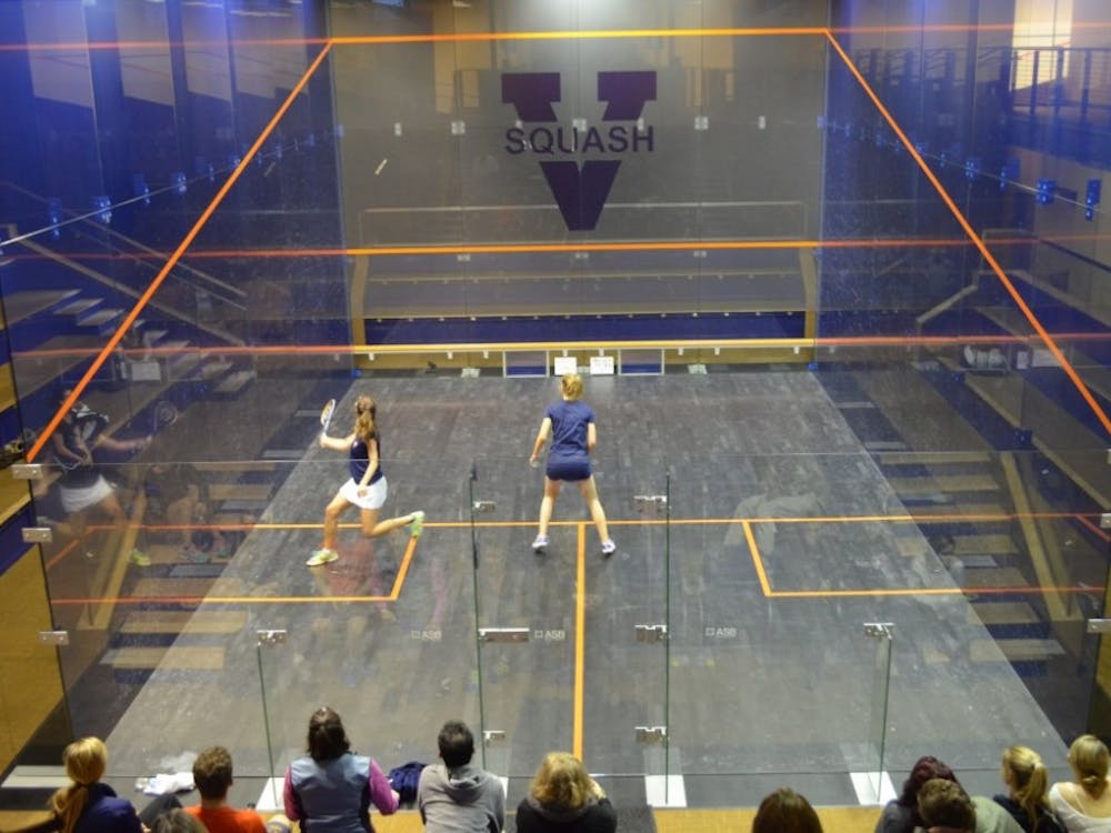 The Virginia squash teams compete at the McArthur Squash Center at the Boar’s Head Sports Club.