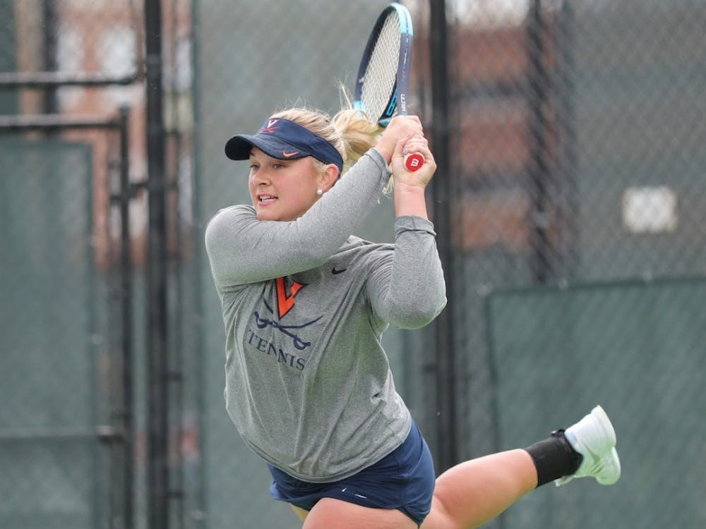 Senior Chloe Gullickson won both of her singles matches against Syracuse and Florida State. 