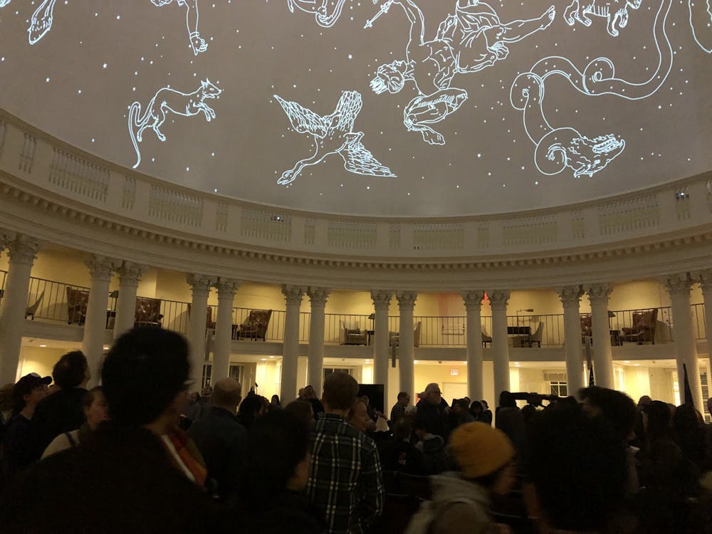 <p>The planetarium is a tribute to Thomas Jefferson’s original vision for the purpose of the Rotunda.</p>