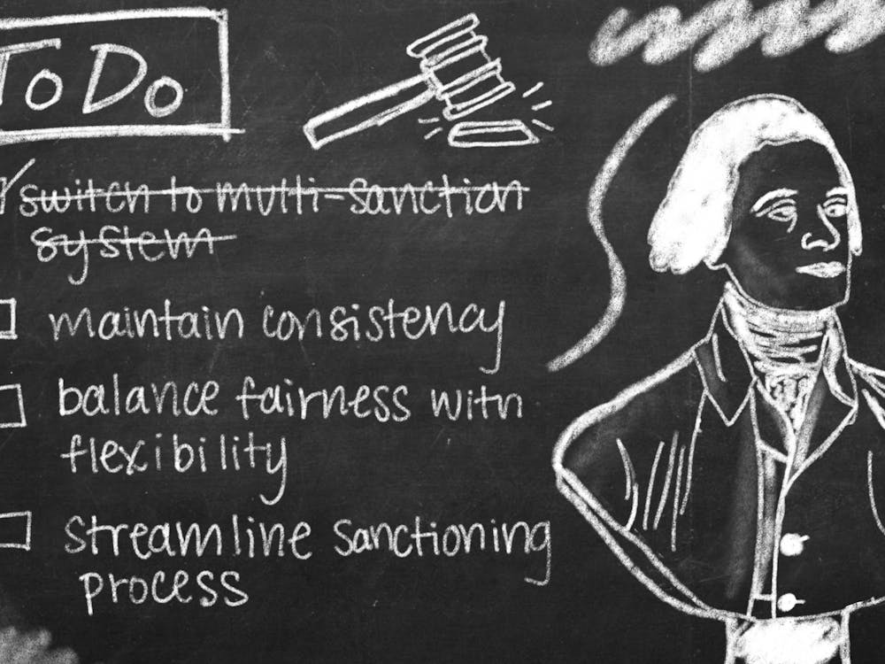By allowing students to repair harm and regain their place within the Community of Trust, the multi-sanction system aimed to promote growth and learning over automatic punishment.