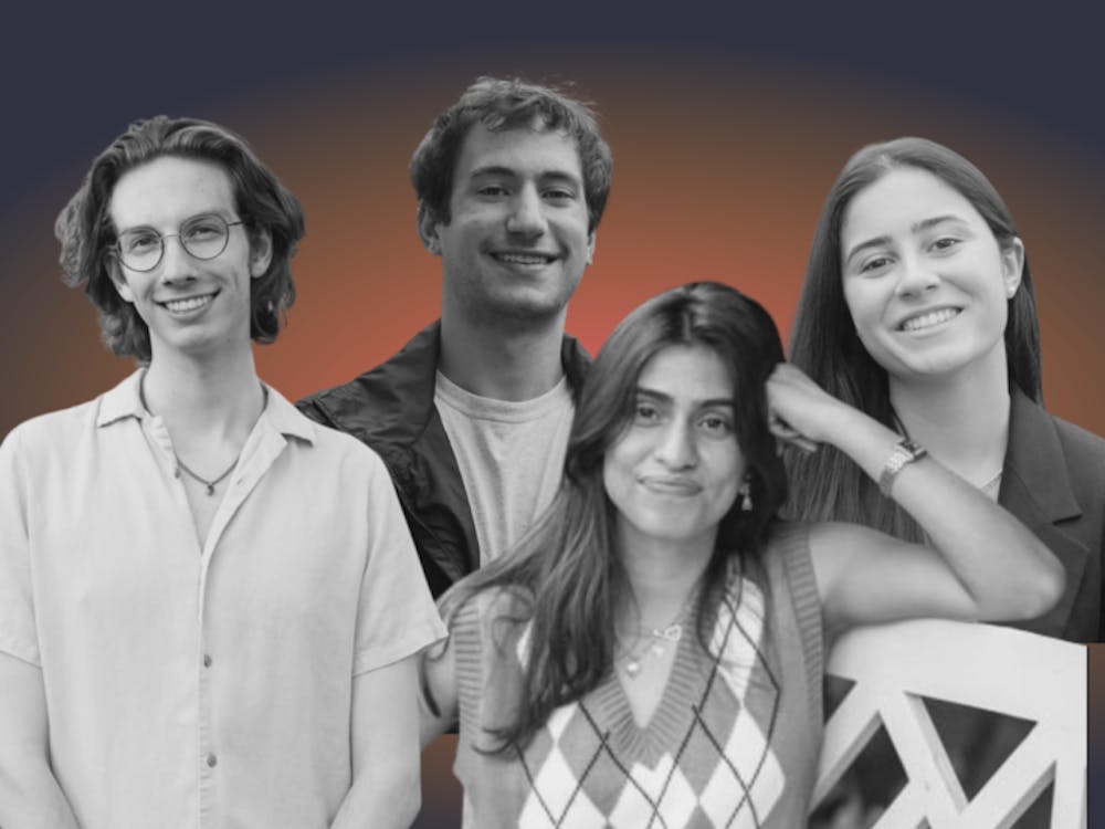 <p>Jacob Hobbs (far left), Nick Witkowski, Anushka Dar, Laura Howard (far right)</p>