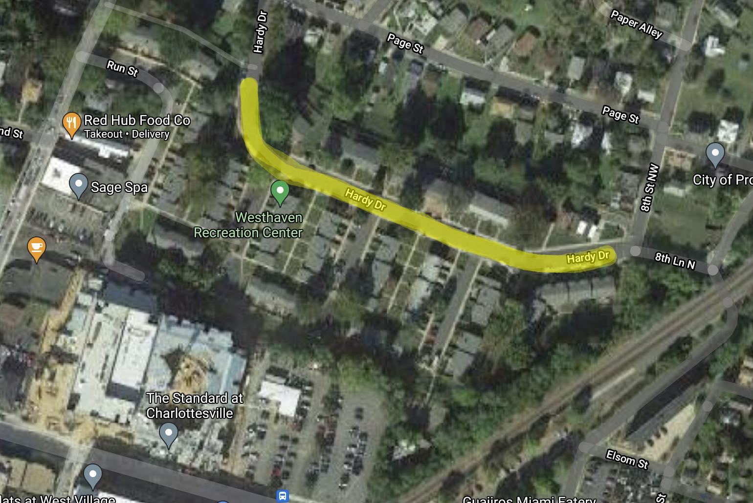 After officers arrived at the 800 block of Hardy Drive, a light grey sedan left the area at a high rate of speed.&nbsp;