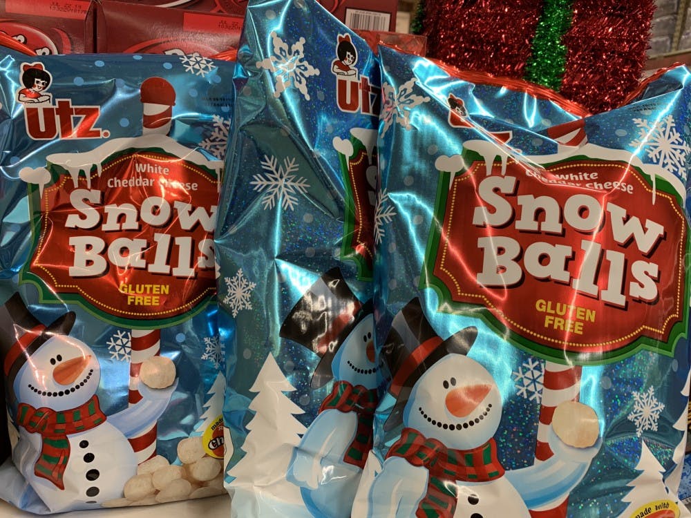 Utz’s White Cheddar Snow Balls are a lighter snack option to try out.&nbsp;