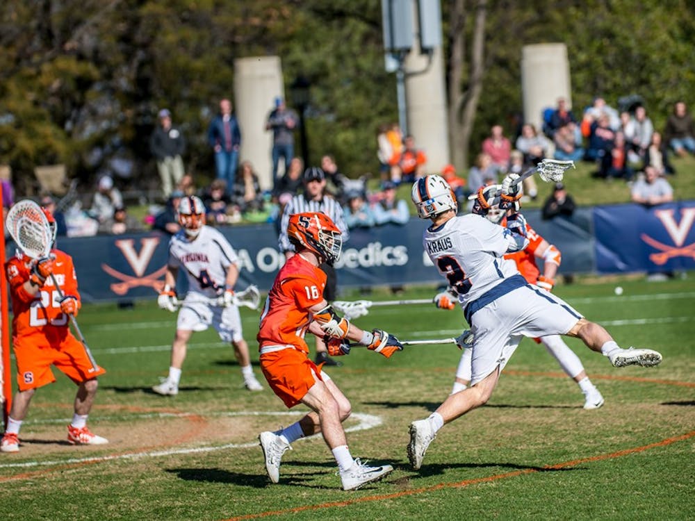 Virginia’s leader in points is sophomore attackman Michael Kraus, who has 40 points for the Cavaliers.
