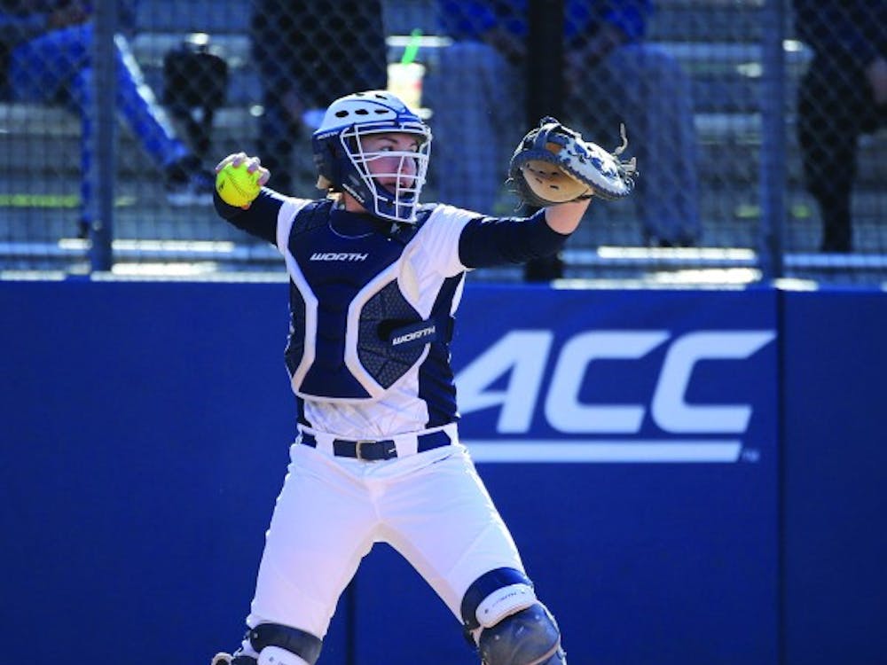 Senior catcher Katie Park's home run helped Virginia force extra innings and ultimately win. 