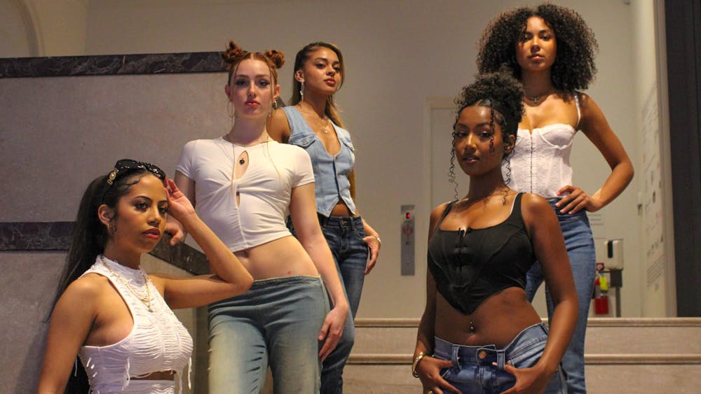 The Gala's fashion show from CRAVE, the student-run fashion organization, utilized denim looks selected by the models themselves and original pieces made by other students to play on the night's theme of "Origins."