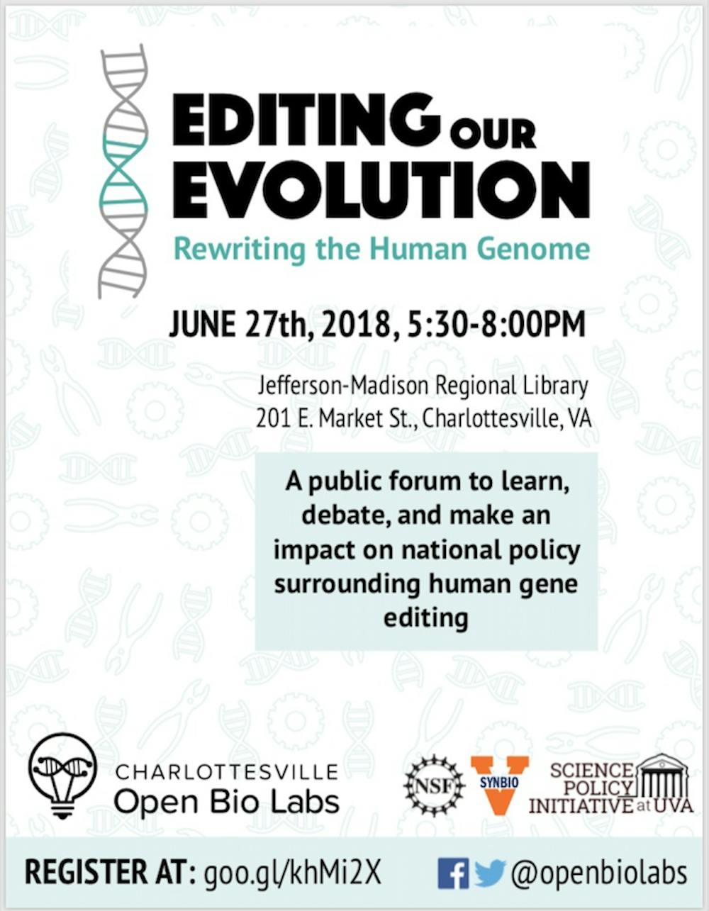 This forum is part of a national effort lead by the National Science Foundation to understand the public sentiment towards the consequences of genetic engineering.&nbsp;