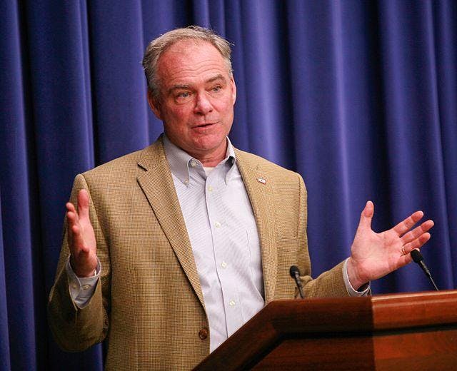 Kaine began by saying that he firmly opposed the circumstances under which President Ryan resigned.